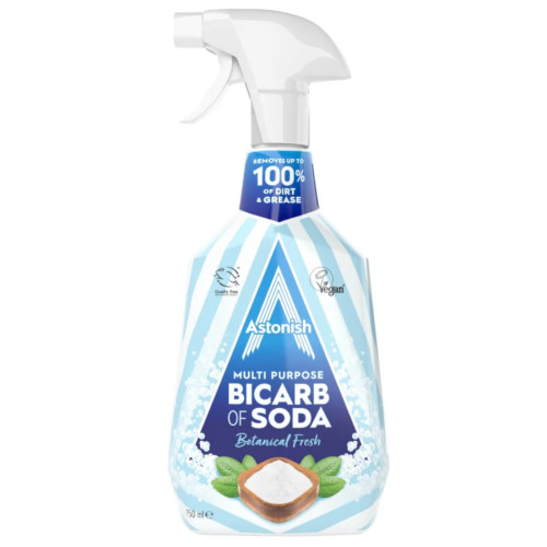 Универсальный очиститель с бикарбонатом соды Astonish Bicarb of Soda Botanical Fresh, 750 мл